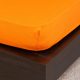 Naturtex Jersey fitted bed sheet - orange 180-200x200 cm