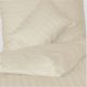 Billerbeck Réka 3-piece cotton-satin bed linen set - Panna Cotta