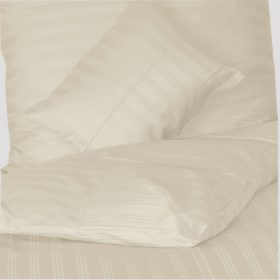   Billerbeck Réka 5-piece cotton-satin bed linen set - Panna cotta