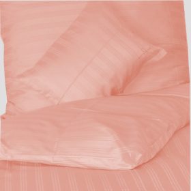   Billerbeck Réka 5-piece cotton-satin bed linen set - Strawberry cream