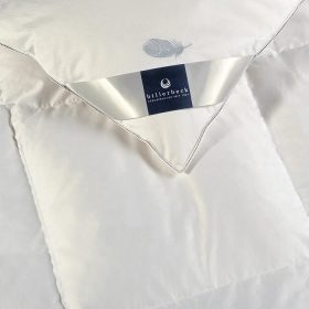   Billerbeck Virgin-Satin casetto feather-down duvet 200x220 cm
