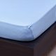 Naturtex Jersey fitted bed sheet - light blue