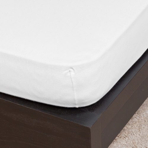 Naturtex Jersey fitted bed sheet - white