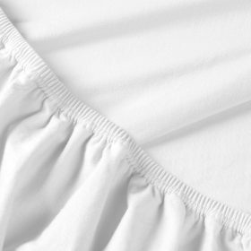 Billerbeck Rebeka Jersey fitted bed sheet - Meringue