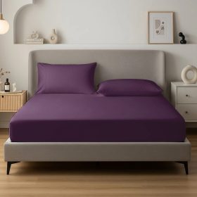 SleepStudio Jersey Fitted Sheet Brombeer