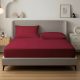 SleepStudio Jersey Fitted Sheet Burgund