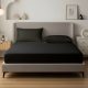 SleepStudio Jersey Fitted Sheet Black