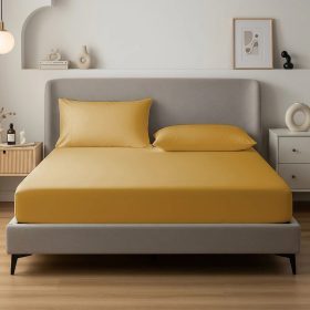 SleepStudio Jersey Fitted Sheet Gold