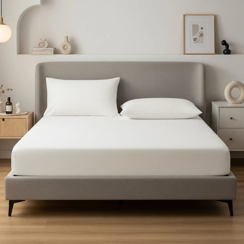 SleepStudio Jersey Fitted Sheet Natur