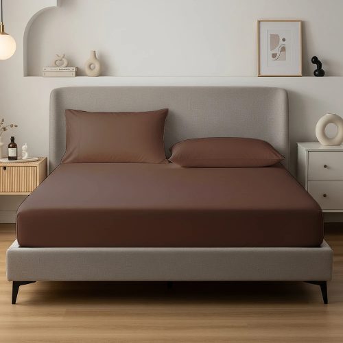 SleepStudio Jersey Fitted Sheet Nougat