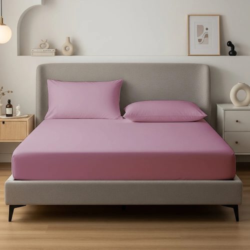 SleepStudio Jersey Fitted Sheet Rosenholz