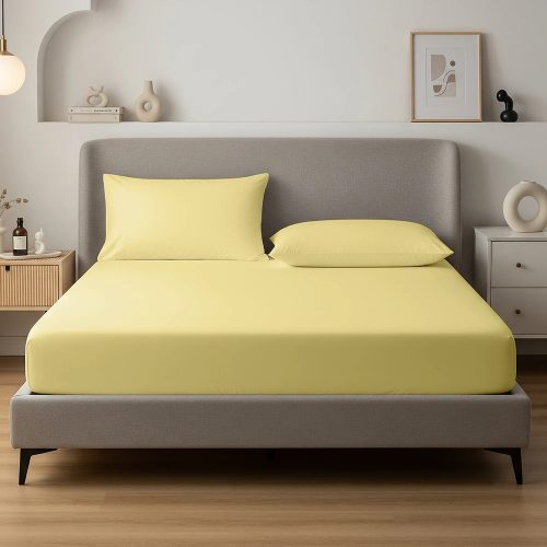 SleepStudio Jersey Fitted Sheet Sonne