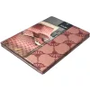 JOOP! 3-Piece Bedding Set - Cornflower 2-Sided Burgundy-Powder Pink