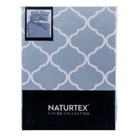 Naturtex 3-piece cotton-satin bed sheet set - Morocco