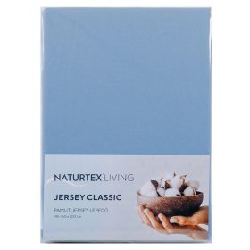 Naturtex Jersey fitted sheet - Blue