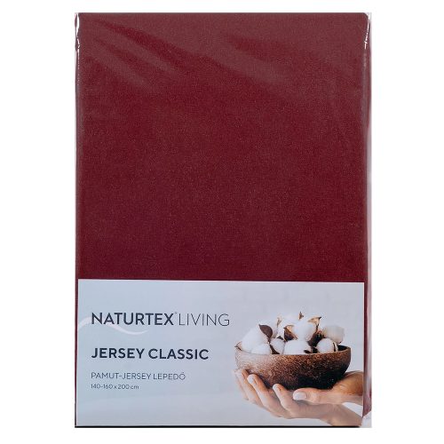 Naturtex Jersey fitted sheet Mauve 180-200x200 cm