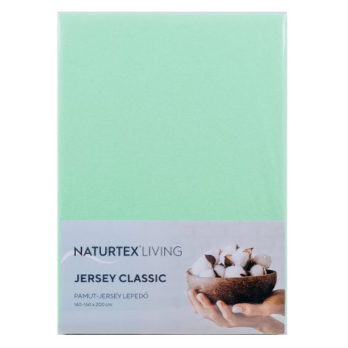 Naturtex Jersey fitted sheet Teal 140-160x200 cm