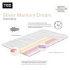 Ted Silver Memo Dream mattress topper 180x200 cm