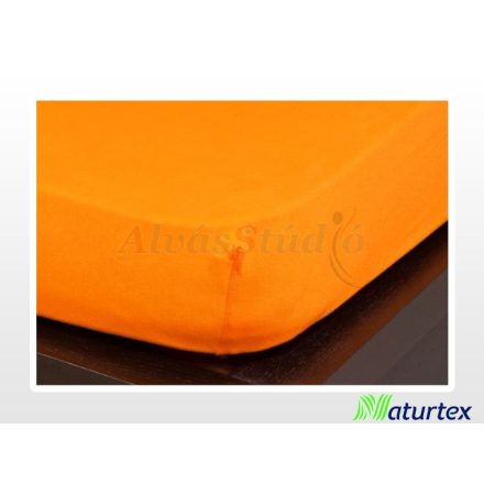 Naturtex Jersey fitted bed sheet - Orange 180-200x200 cm