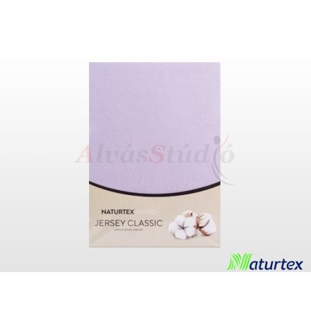 Naturtex Jersey fitted bed sheet - Orchid purple  90-100x200 cm