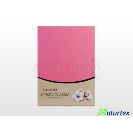 Naturtex Jersey fitted bed sheet - Matt pink  90-100x200 cm