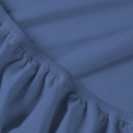 Billerbeck Rebeka Jersey fitted bed sheet - Plum Blue 140-160x200 cm