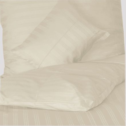 Billerbeck Réka 5-piece cotton-satin bed linen set - Panna Cotta